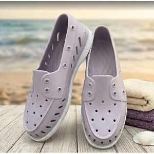 NWOB Sperry Top-Sider Womens A/O Float Boat Shoes Sz 10 Lavender Purple STS87473